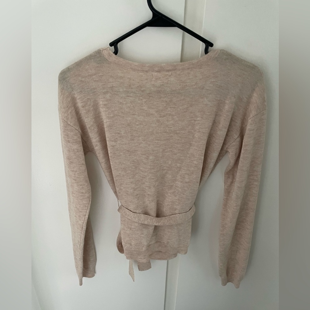 Song of Style Knit Wrap Sweater - Picture 2 of 4